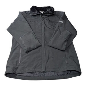 Columbia Women's -Titanium Black Jacket-Size XL - Faux Fur Soft Inside -Preowned
